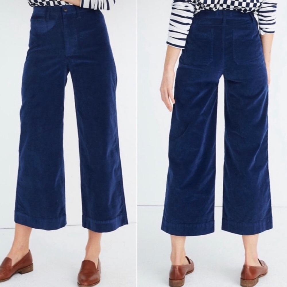 Madewell Blue Crop Pants